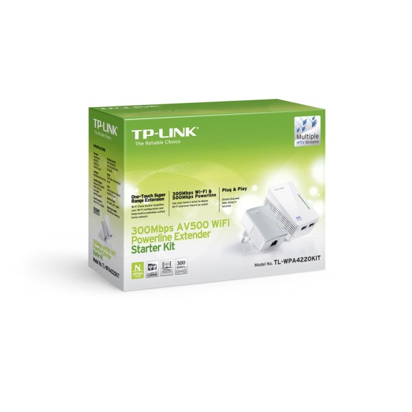 Tp-link TL-WPA4220KIT 300 Mbps Powerline Adaptör Tp-link TL-WPA4220KIT 300 Mbps Powerline Adaptör