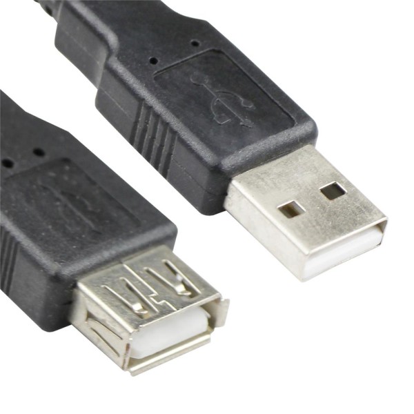 Vcom CU202-B-1.8 Siyah 1.8MT Usb 2.0 Uzatma Kablosu Vcom CU202-B-1.8 Siyah 1.8MT Usb 2.0 Uzatma Kablosu