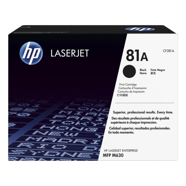 HP 81A Black Siyah 10.000 Sayfa Toner CF281A HP 81A Black Siyah 10.000 Sayfa Toner CF281A
