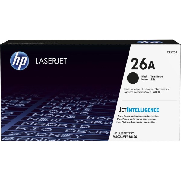 HP 26A Black Siyah 3.100 Sayfa Toner CF226A HP 26A Black Siyah 3.100 Sayfa Toner CF226A
