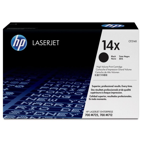 HP 14X Black Siyah 17.000 Sayfa Toner CF214X HP 14X Black Siyah 17.000 Sayfa Toner CF214X