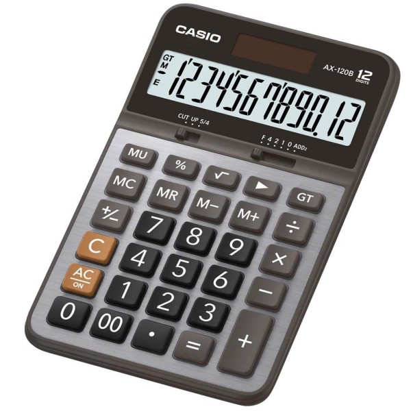 Casio AX-120B 12 Hane Masa Üstü Hesap Makinesi Casio AX-120B 12 Hane Masa Üstü Hesap Makinesi