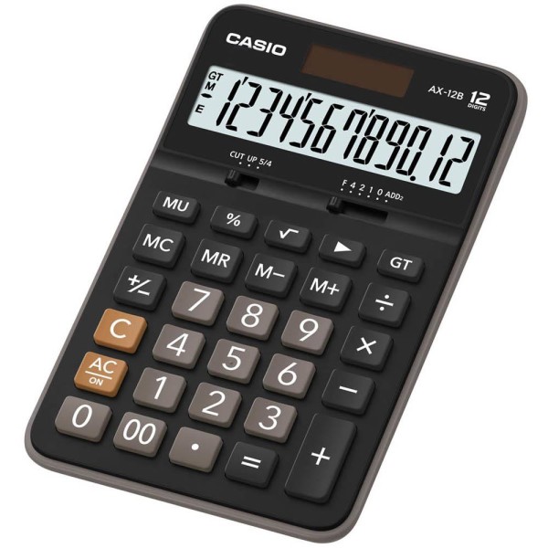 Casio AX-12B 12 Hane Masa Üstü Hesap Makinesi Casio AX-12B 12 Hane Masa Üstü Hesap Makinesi