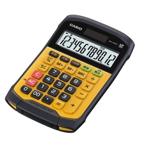 Casio WM-320MT 12 Hane Suya-Toza Dayanıklı Masa Üstü Hesap Makinesi Casio WM-320MT 12 Hane Suya-Toza Dayanıklı Masa Üstü Hesap Makinesi