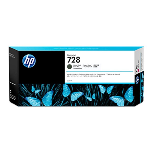 HP 728 Matte Black Mat Siyah 300ML Plotter Kartuşu F9J68A HP 728 Matte Black Mat Siyah 300ML Plotter Kartuşu F9J68A