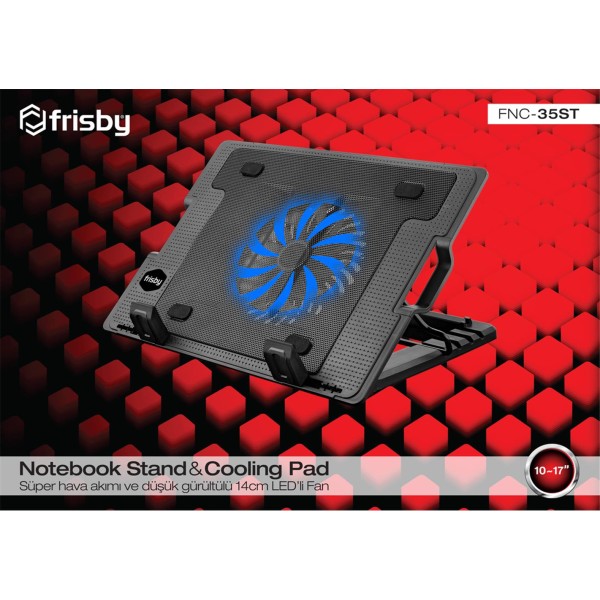 Frisby FNC-35ST Standlı Notebook Soğutucu 1 Port Usb 10 Frisby FNC-35ST Standlı Notebook Soğutucu 1 Port Usb 10
