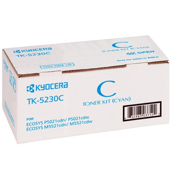 Kyocera TK-5230C Cyan Mavi Orjinal Fotokopi Toneri Ecosys M5521cdn-5521cdw P5021cdn-5021cdw 2.200 Sa Kyocera TK-5230C Cyan Mavi Orjinal Fotokopi Toneri Ecosys M5521cdn-5521cdw P5021cdn-5021cdw 2.200 Sa