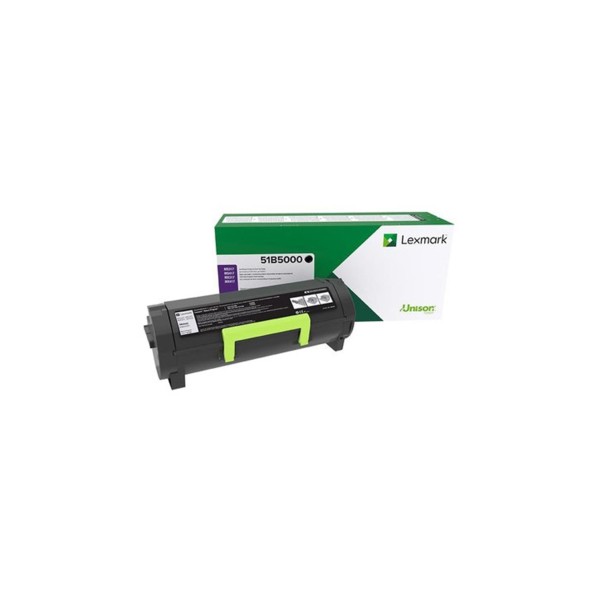 Lexmark 51B5000 2.500 Sayfa Black Siyah Toner MS317-417-517-617 MX317-417-517-617 Lexmark 51B5000 2.500 Sayfa Black Siyah Toner MS317-417-517-617 MX317-417-517-617