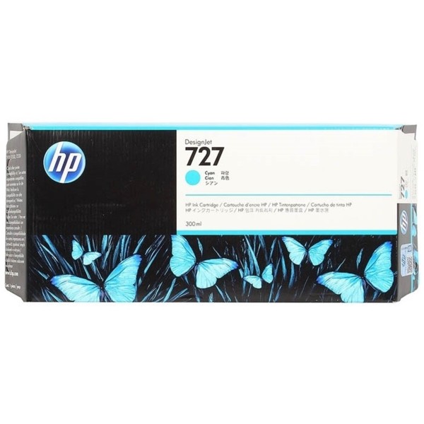 HP 727 Cyan Mavi 300ML Plotter Kartuşu F9J76A HP 727 Cyan Mavi 300ML Plotter Kartuşu F9J76A