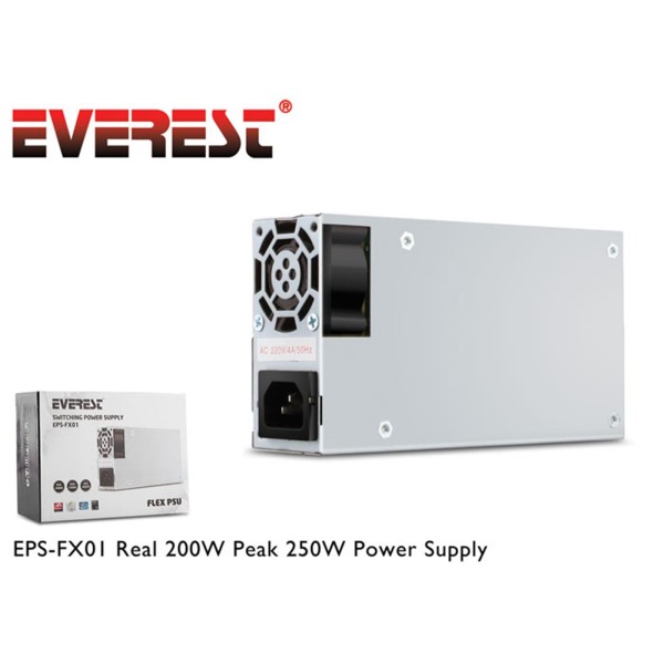 Everest EPS-FX01 Real 200w Peak 250w Slim Power Güç Kaynağı Everest EPS-FX01 Real 200w Peak 250w Slim Power Güç Kaynağı
