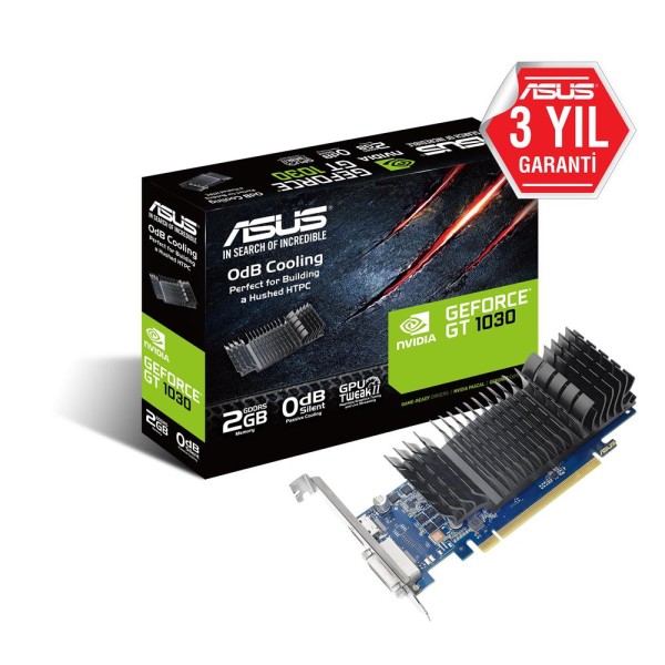 Asus 2Gb Gddr5 (64Bit) Dvı-Hdmı (GT1030-SL-2G-BRK) 6008 Mhz Ekran Kartı Asus 2Gb Gddr5 (64Bit) Dvı-Hdmı (GT1030-SL-2G-BRK) 6008 Mhz Ekran Kartı