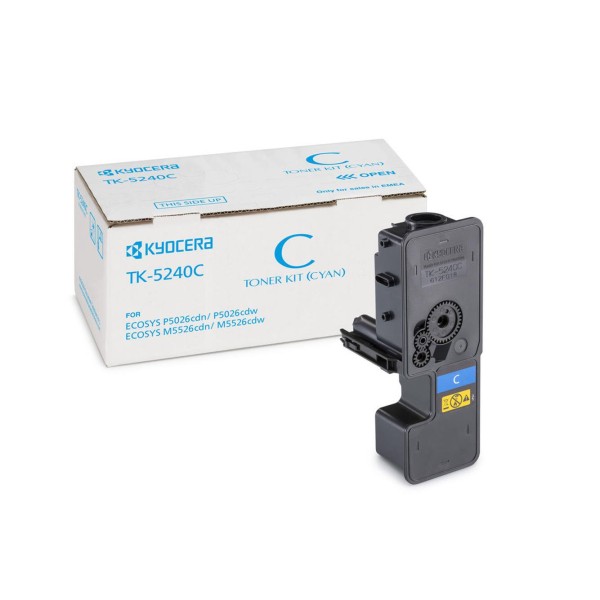 Kyocera TK-5240C Cyan Mavi Orjinal Fotokopi Toneri Ecosys M5526cdn-5526cdw P5026cdn-5026cdw 3.000 Sa Kyocera TK-5240C Cyan Mavi Orjinal Fotokopi Toneri Ecosys M5526cdn-5526cdw P5026cdn-5026cdw 3.000 Sa