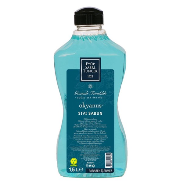 Eyüp Sabri Tuncer 1,5lt Okyanus Sıvı Sabun Doğal Zeytinyağlı Eyüp Sabri Tuncer 1,5lt Okyanus Sıvı Sabun Doğal Zeytinyağlı