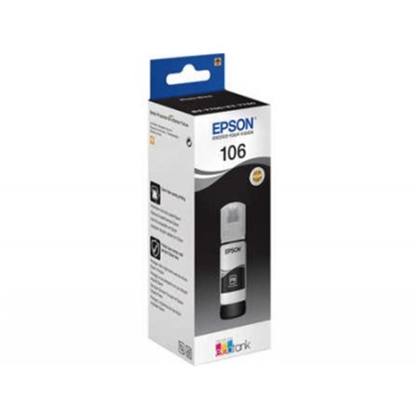 Epson 106 Photo Black Foto Siyah Şişe Mürekkep T00R140 L7160-7180 Epson 106 Photo Black Foto Siyah Şişe Mürekkep T00R140 L7160-7180