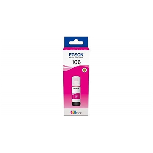 Epson 106 Magenta Kırmızı Şişe Mürekkep T00R340 L7160-7180 Epson 106 Magenta Kırmızı Şişe Mürekkep T00R340 L7160-7180
