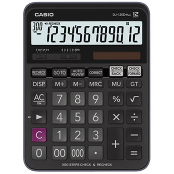 Casio DJ-120D Plus İşlem Kontrollü 12 Hane Masa Üstü Hesap Makinesi Casio DJ-120D Plus İşlem Kontrollü 12 Hane Masa Üstü Hesap Makinesi