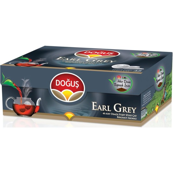 Doğuş Early Grey Demlik Poşet Çay 48x3.2 gr Doğuş Early Grey Demlik Poşet Çay 48x3.2 gr