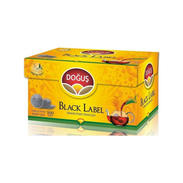 Doğuş Black Label Demlik Poşet Çay 100x3.2 gr Doğuş Black Label Demlik Poşet Çay 100x3.2 gr