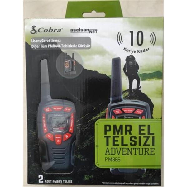 Aselsan PM-865 Pmr El Telsizi 2li Paket 8 Kanal+121 Alt Kanal 8 Km Aselsan PM-865 Pmr El Telsizi 2li Paket 8 Kanal+121 Alt Kanal 8 Km