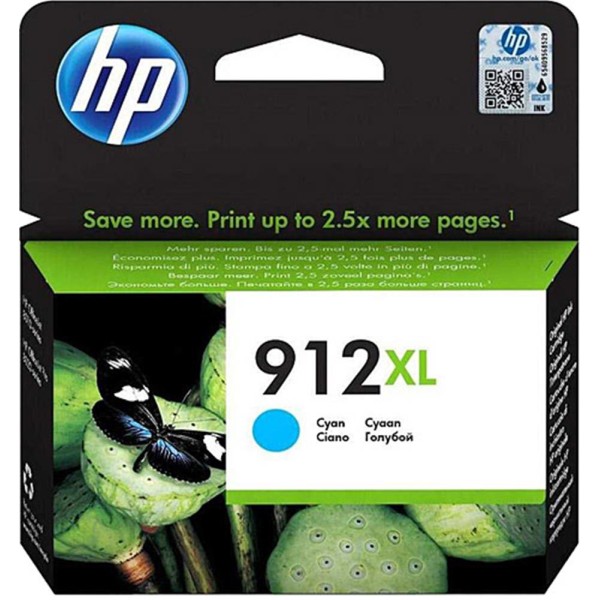 HP 912XL Yüksek Kapasite Cyan Mavi Kartuş 3YL81A HP 912XL Yüksek Kapasite Cyan Mavi Kartuş 3YL81A