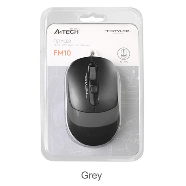 A4 Tech Fm10 Usb Fstyler Gri Optik 1600 Dpı Mouse A4 Tech Fm10 Usb Fstyler Gri Optik 1600 Dpı Mouse