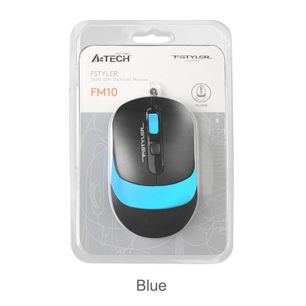 A4 Tech Fm10 Usb Fstyler Mavi Optik 1600 Dpı Mouse A4 Tech Fm10 Usb Fstyler Mavi Optik 1600 Dpı Mouse