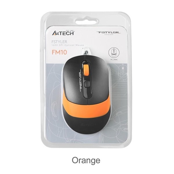 A4 Tech Fm10 Usb Fstyler Turuncu Optik 1600 Dpı Mouse A4 Tech Fm10 Usb Fstyler Turuncu Optik 1600 Dpı Mouse