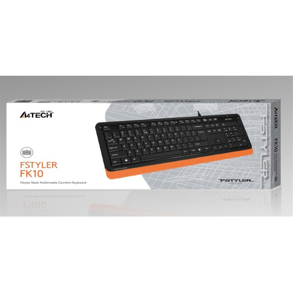 A4 Tech Fk10 Q Usb Fsytyler Turuncu Tr Fn-Mmedya Klavye A4 Tech Fk10 Q Usb Fsytyler Turuncu Tr Fn-Mmedya Klavye