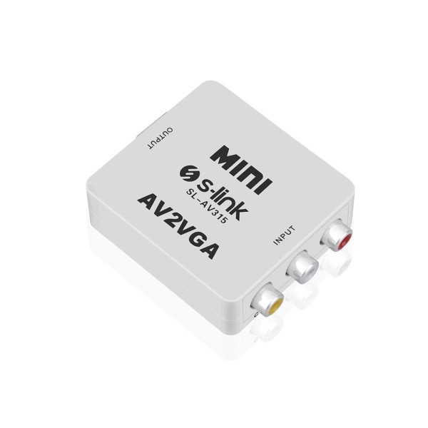 S-link SL-AV315 Vıdeo To Vga Çevirici S-link SL-AV315 Vıdeo To Vga Çevirici