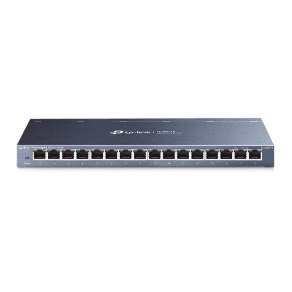 Tp-Link TL-SG116 16 Port 10-100-1000 Mbps Switch Çelik Kasa Tp-Link TL-SG116 16 Port 10-100-1000 Mbps Switch Çelik Kasa