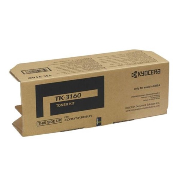 Kyocera TK-3160 Orjinal Fotokopi Toneri Ecosys M3145dn-3645dn P3045-3055-3060-3065 12.500 Sayfa Kyocera TK-3160 Orjinal Fotokopi Toneri Ecosys M3145dn-3645dn P3045-3055-3060-3065 12.500 Sayfa