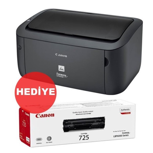 Canon LBP6030BK Toner Hediyeli Mono Lazer Yazıcı Canon LBP6030BK Toner Hediyeli Mono Lazer Yazıcı