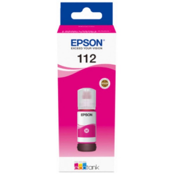 Epson 112 Magenta Kırmızı Şişe Mürekkep 13T06C34A Epson 112 Magenta Kırmızı Şişe Mürekkep 13T06C34A