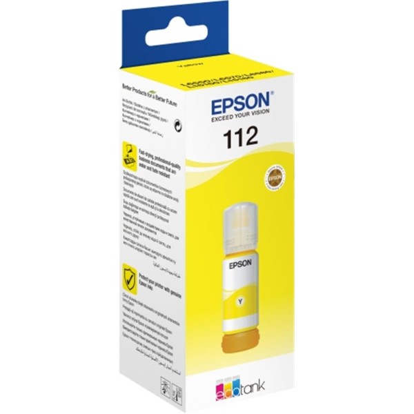 Epson 112 Yellow Sarı Şişe Mürekkep C13T06C44A Epson 112 Yellow Sarı Şişe Mürekkep C13T06C44A