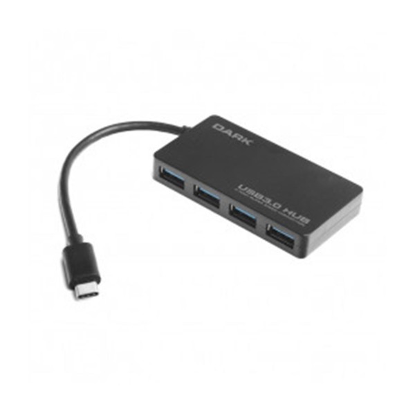 Dark Connect Master U31X4, USB3.1 Type-C to 4 Port Type-A HUB Dark Connect Master U31X4, USB3.1 Type-C to 4 Port Type-A HUB