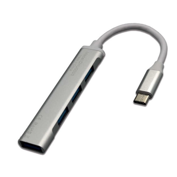 Dexim DHU0003-Dexim Elite USB-Typ-c to 4 Port USB-A Hub Dexim DHU0003-Dexim Elite USB-Typ-c to 4 Port USB-A Hub