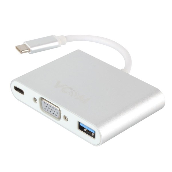 Vcom CU426M Type-C-M To Vga-F Usb 3.0-F Type-C-F Çevirici Vcom CU426M Type-C-M To Vga-F Usb 3.0-F Type-C-F Çevirici