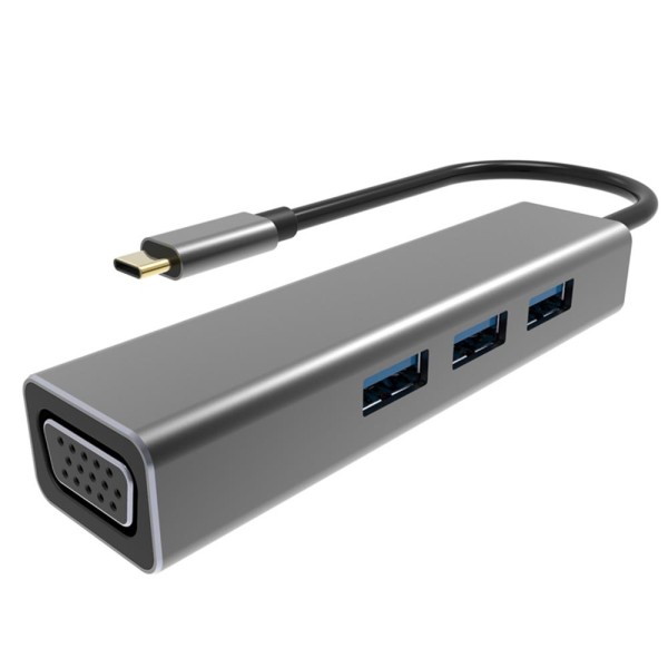 Vcom DH319 Type-C To Usb 3.0-3 Vga Çevirici Vcom DH319 Type-C To Usb 3.0-3 Vga Çevirici