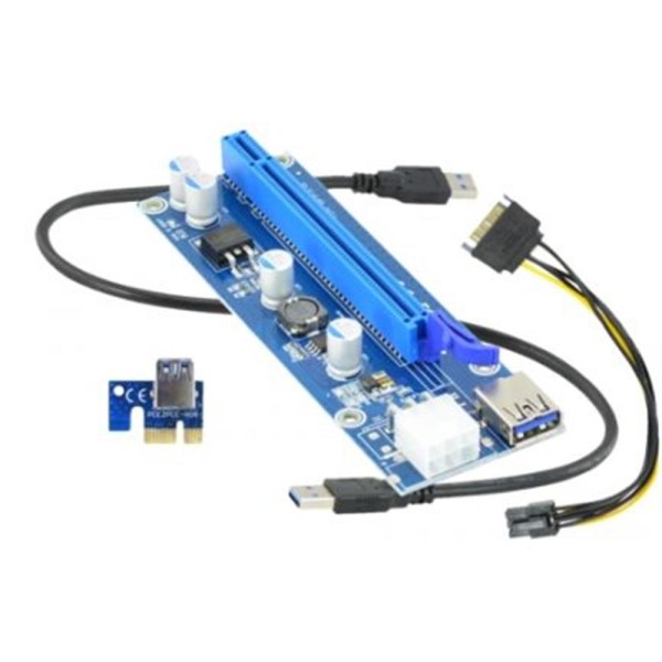 MinerKing Riser Versiyon 009S Bitcoin-Etherium Ekran Kartı Uzatma Aparatı MinerKing Riser Versiyon 009S Bitcoin-Etherium Ekran Kartı Uzatma Aparatı