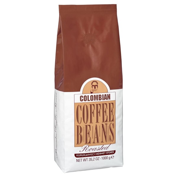 Mehmet Efendi Colombian 1000gr Çekirdek Kahve (Roasted) Net WT 35,2 OZ Mehmet Efendi Colombian 1000gr Çekirdek Kahve (Roasted) Net WT 35,2 OZ