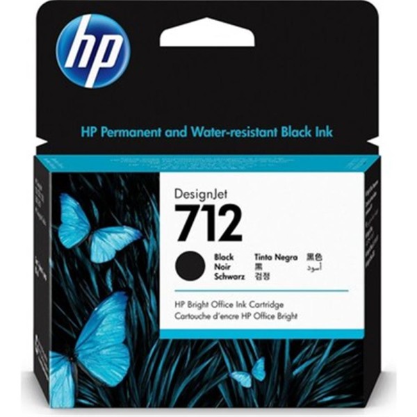 HP 712 Black Siyah 80ML Plotter Kartuşu 3ED71A HP 712 Black Siyah 80ML Plotter Kartuşu 3ED71A
