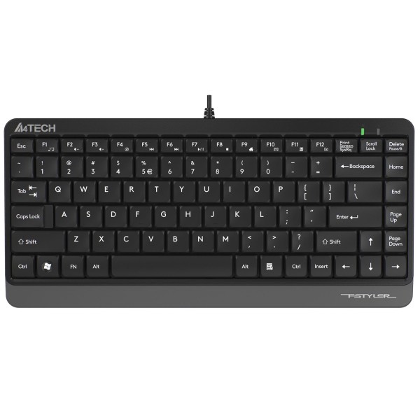 A4 Tech FK11 Q Usb Kablolu Mm Mini Gri Siyah Klavye A4 Tech FK11 Q Usb Kablolu Mm Mini Gri Siyah Klavye
