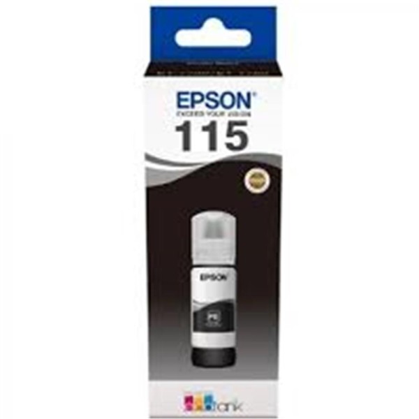 Epson 115 Black Siyah Şişe Mürekkep T07C14A L8160-L8180 Epson 115 Black Siyah Şişe Mürekkep T07C14A L8160-L8180