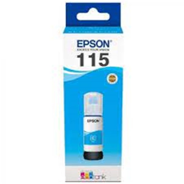 Epson 115 Cyan Mavi Şişe Mürekkep T07D24A L8160-L8180 Epson 115 Cyan Mavi Şişe Mürekkep T07D24A L8160-L8180