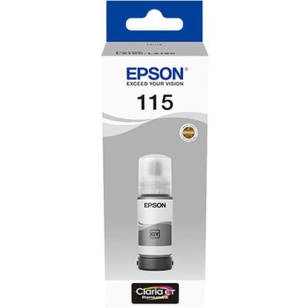 Epson 115 Grey Gri Şişe Mürekkep T07D54A L8160-L8180 Epson 115 Grey Gri Şişe Mürekkep T07D54A L8160-L8180