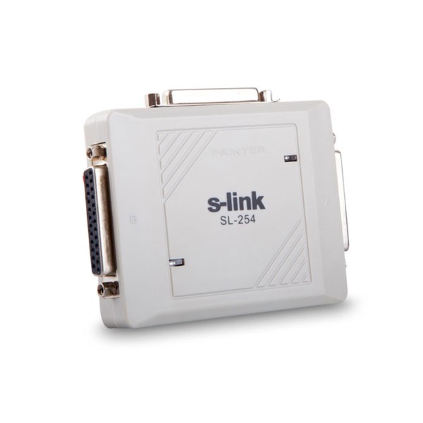 S-link SL-254 2 Port Otomatik Switch (Giriş 2 Adet Dişi DB25 Paralel Port)(Çıkış DB25 Paralel) S-link SL-254 2 Port Otomatik Switch (Giriş 2 Adet Dişi DB25 Paralel Port)(Çıkış DB25 Paralel)