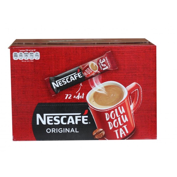 Nestle Nescafe 3ü1 Arada Phnx 72 Adet 17,5gr (12584198) Nestle Nescafe 3ü1 Arada Phnx 72 Adet 17,5gr (12584198)
