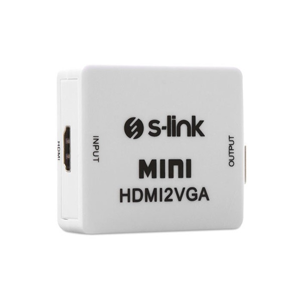 S-link SL-HVC10 HDMI to VGA + Audio Çevirici S-link SL-HVC10 HDMI to VGA + Audio Çevirici