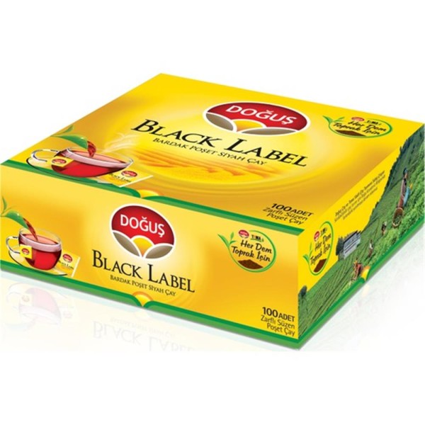 Doğuş Black Label Süzen Poşet Çay 100x2 gr Doğuş Black Label Süzen Poşet Çay 100x2 gr