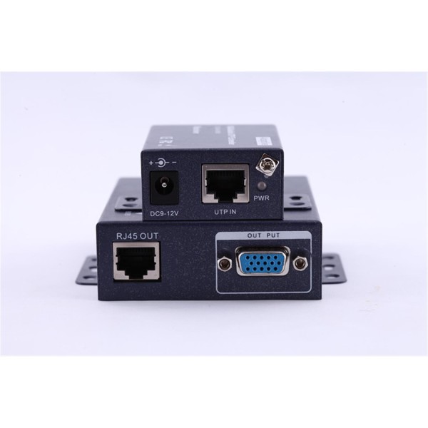 Vcom DD191 Vga RJ45 Cat5e-6 Extender Metal 100m Uzatıcı Vcom DD191 Vga RJ45 Cat5e-6 Extender Metal 100m Uzatıcı
